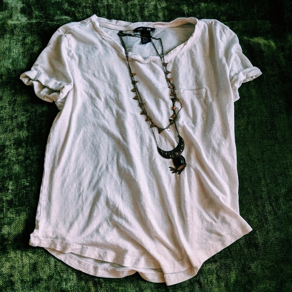 Cream colored blouse